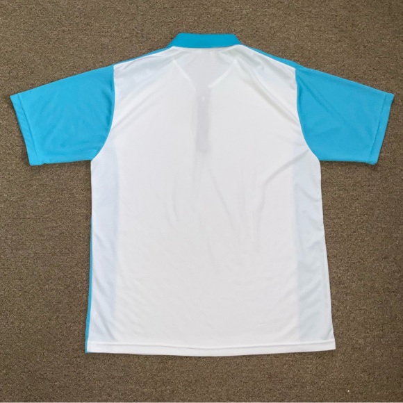 TwoRoy mens 1/4 Zip Reflective White XXL Polo Shirt - Picture 3 of 3